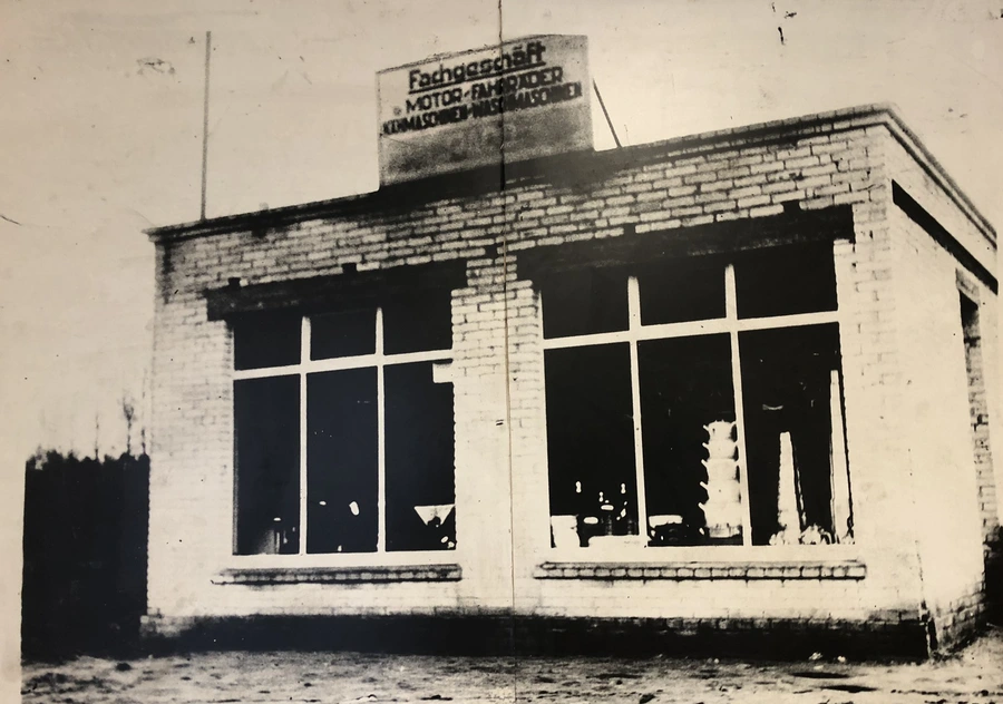 Historisches Archivfoto des ursprünglichen Haus der Geschenke